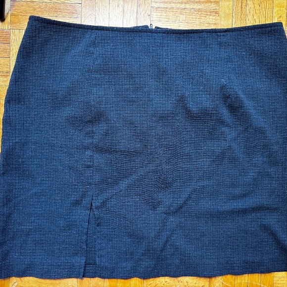 vintage 80s n/90s slight plaid skirt  size 15 - Picture 4 of 7